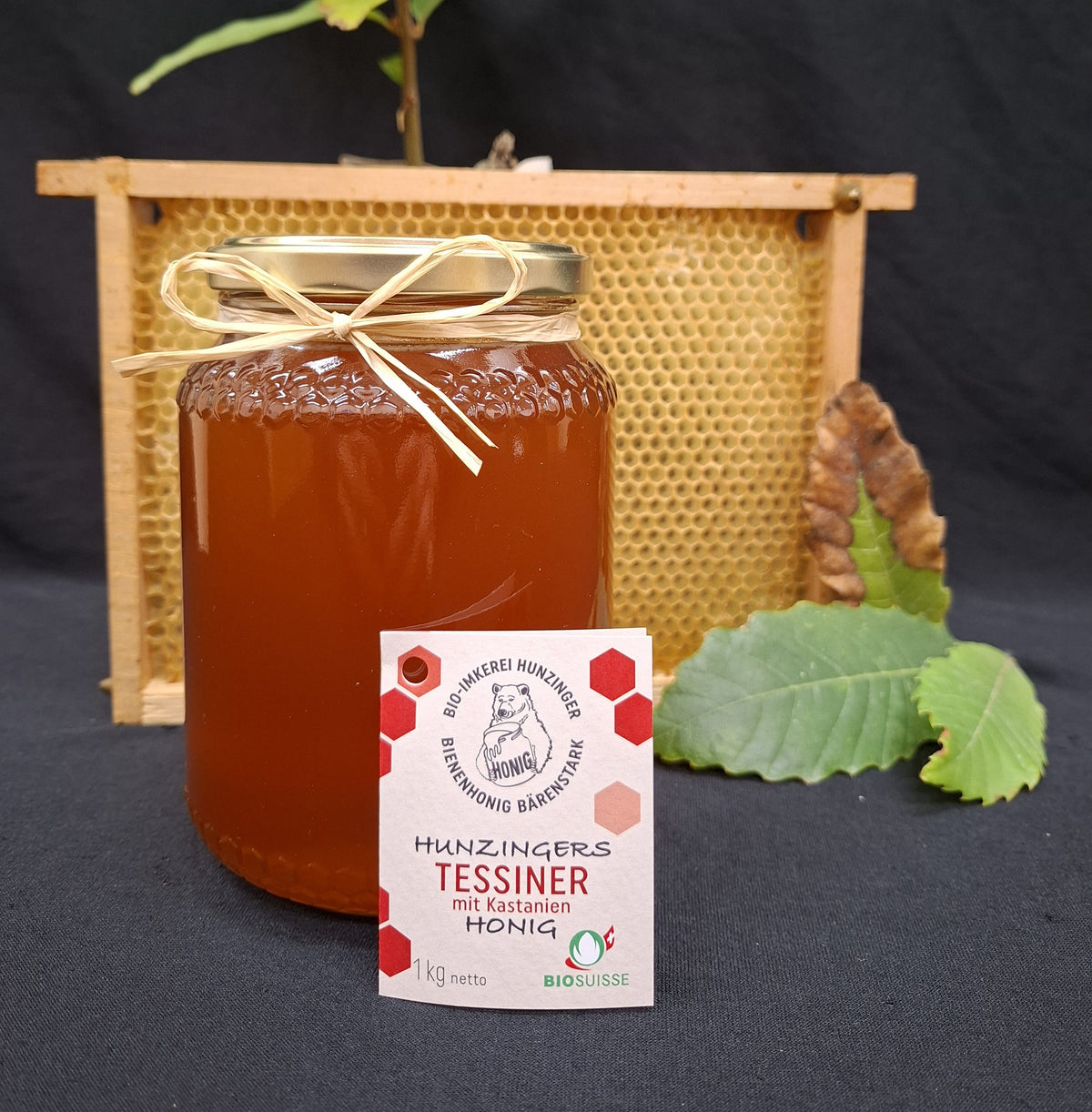 Bio-Tessiner Honig mit Kastanien - der Edle