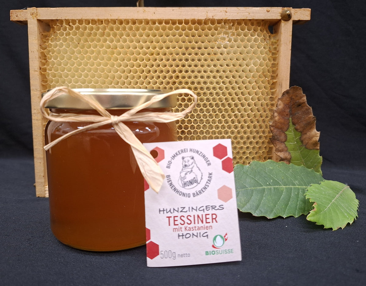 Bio-Tessiner Honig mit Kastanien - der Edle