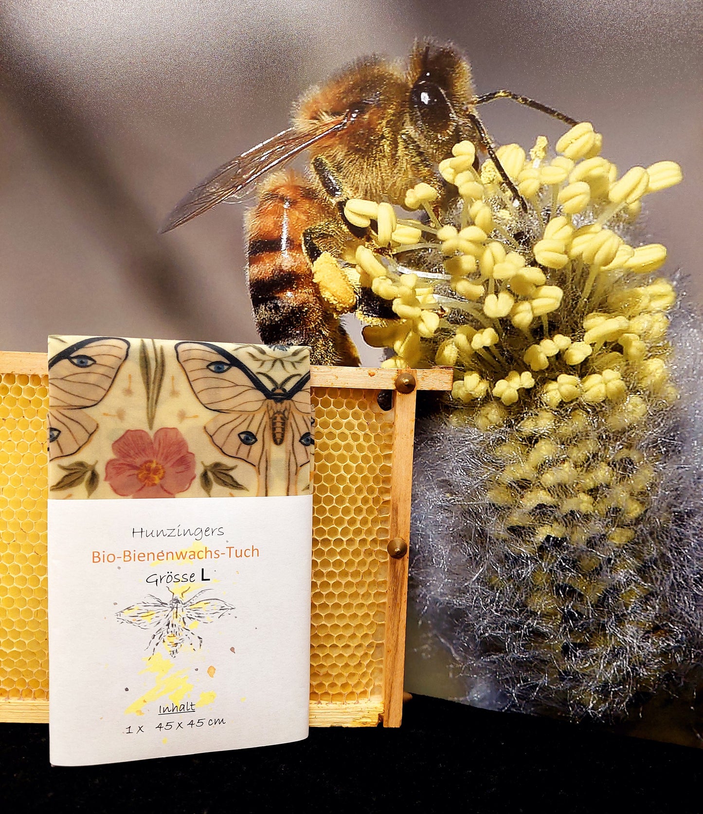 Bio-Bienenwachs Tuch - SINGLE